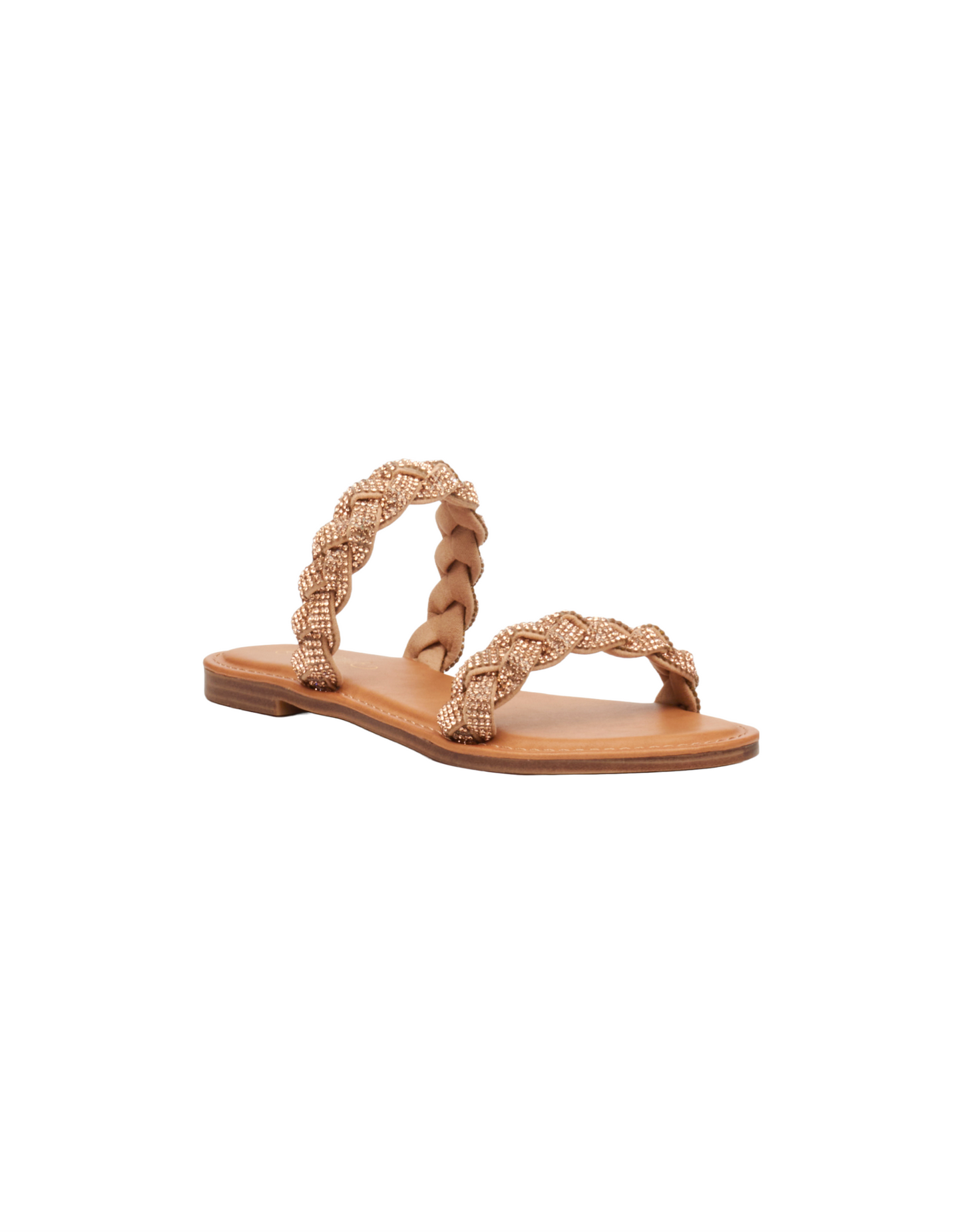 Basil Strappy Sandal in Rose Gold