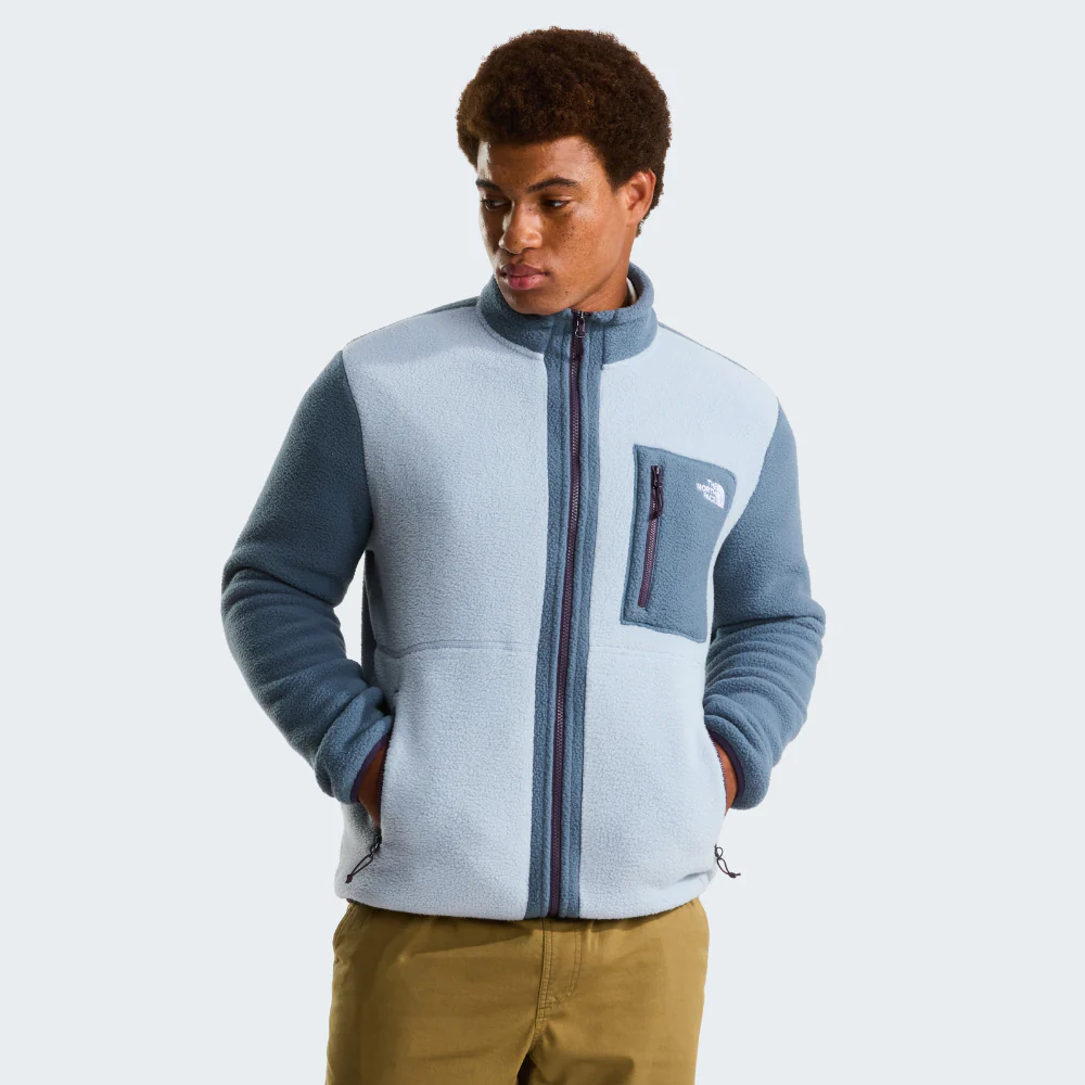 Yumiori Full Zip Fleece Jacket in Frost / Granite Grey & Endless Dusk