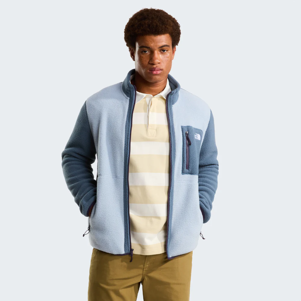 Yumiori Full Zip Fleece Jacket in Frost / Granite Grey & Endless Dusk