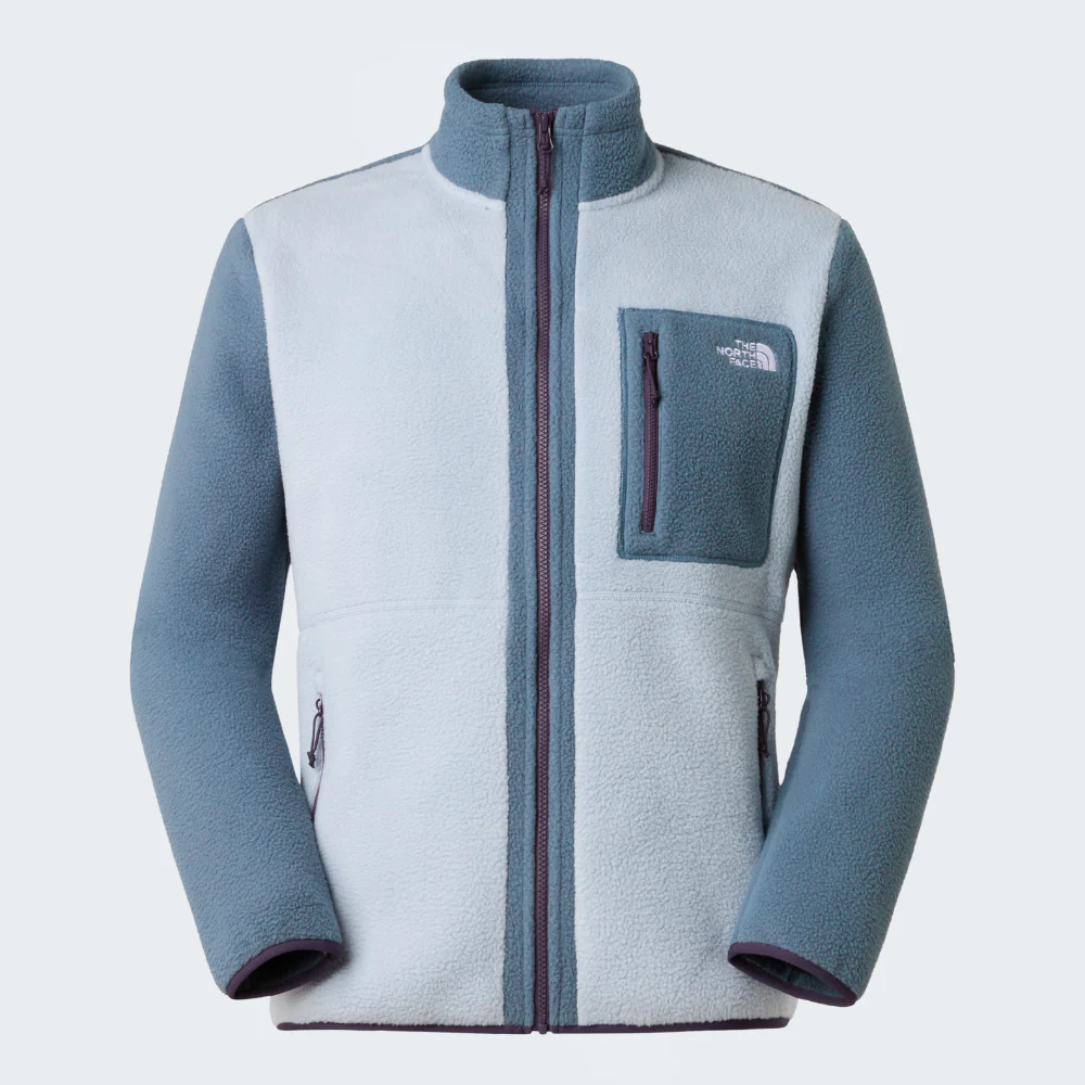 Yumiori Full Zip Fleece Jacket in Frost / Granite Grey & Endless Dusk