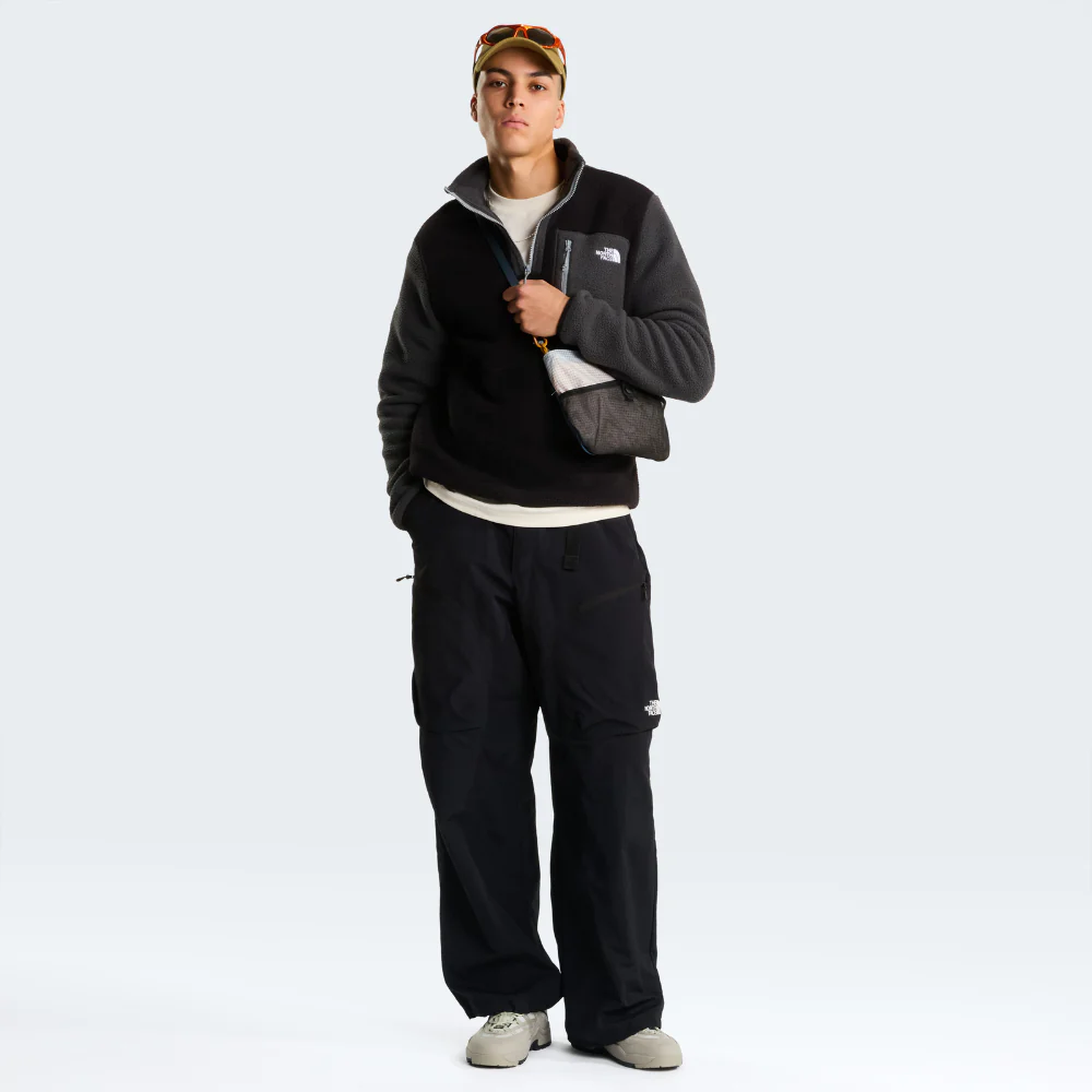Yumiori 1/4 Zip Fleece Jacket in TNF Black / Monument Grey & Asphalt
