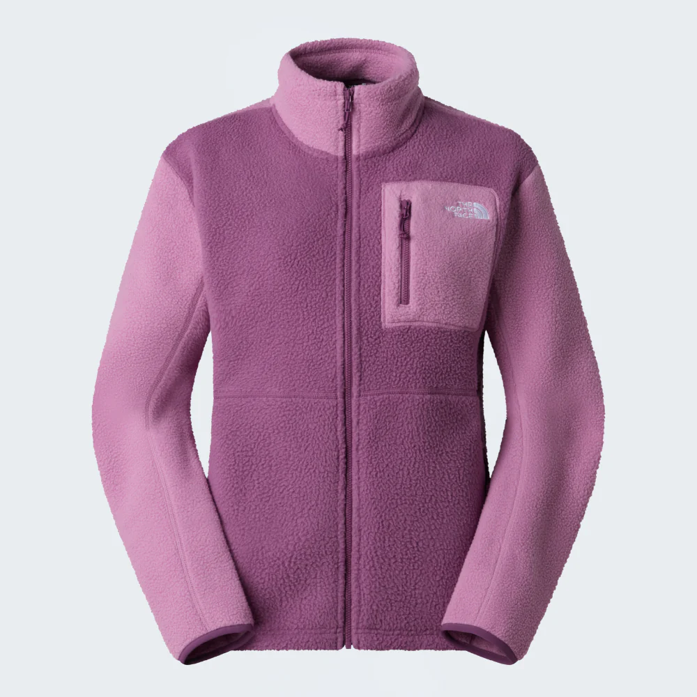 Yumiori Full Zip Fleece Jacket in Chroma Purple / Hushed Lavender