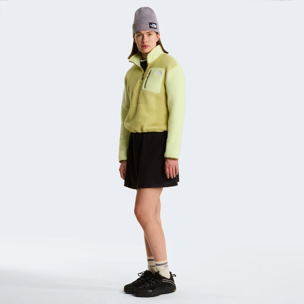 Yumiori 1/4 Zip Fleece Jacket in Pear / Lemon Mist & Cedar