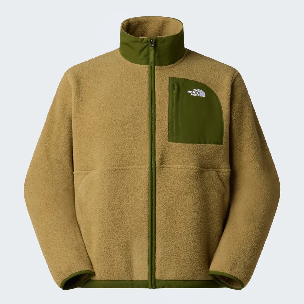 Yumiori Off Peak Full Zip Fleece Jacket in Cedar / Woodland Green