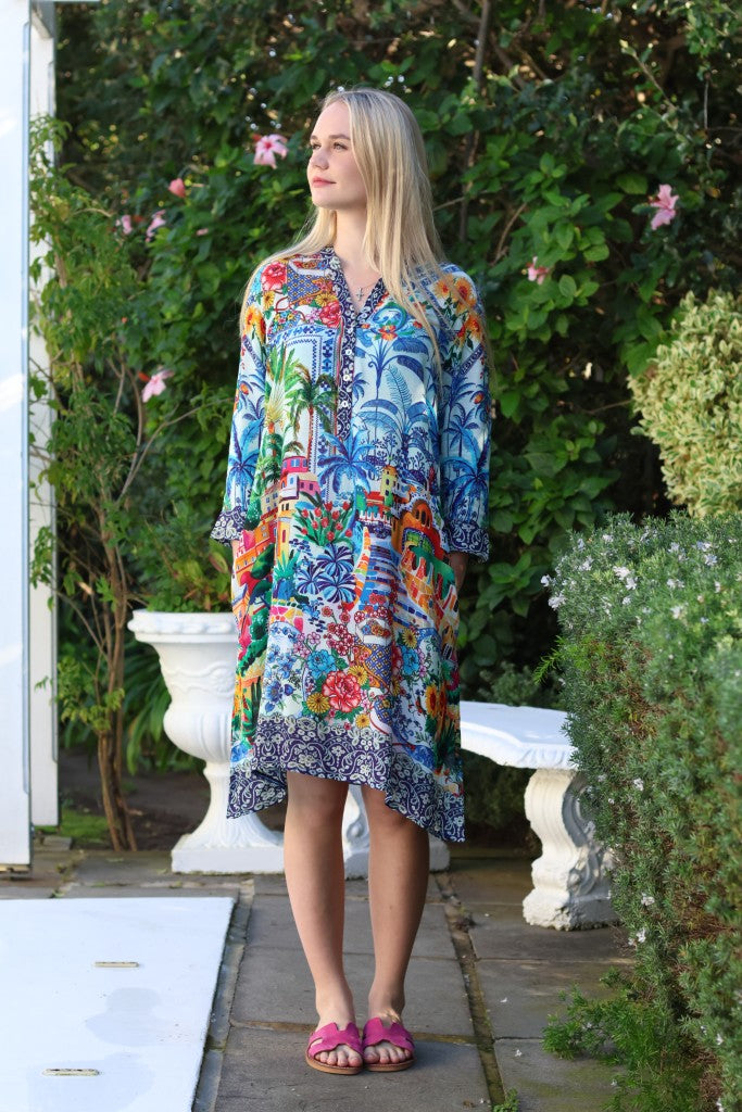 Tunic Dress in Blue