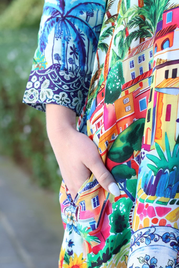 Tunic Dress in Blue