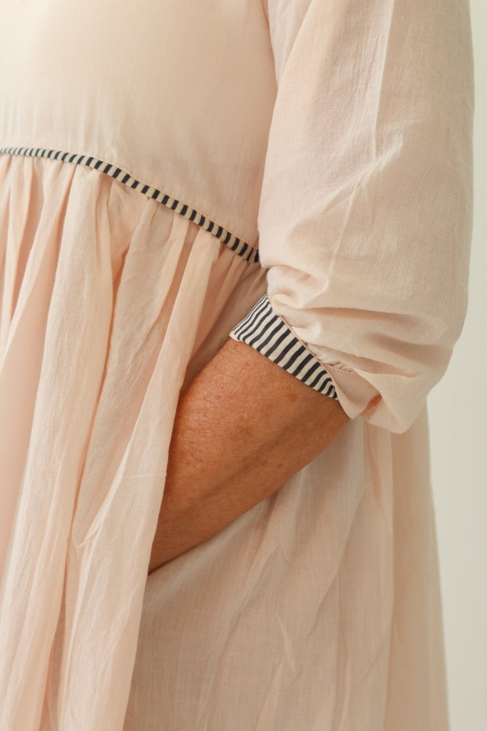 Terry Dress in Soft Peach