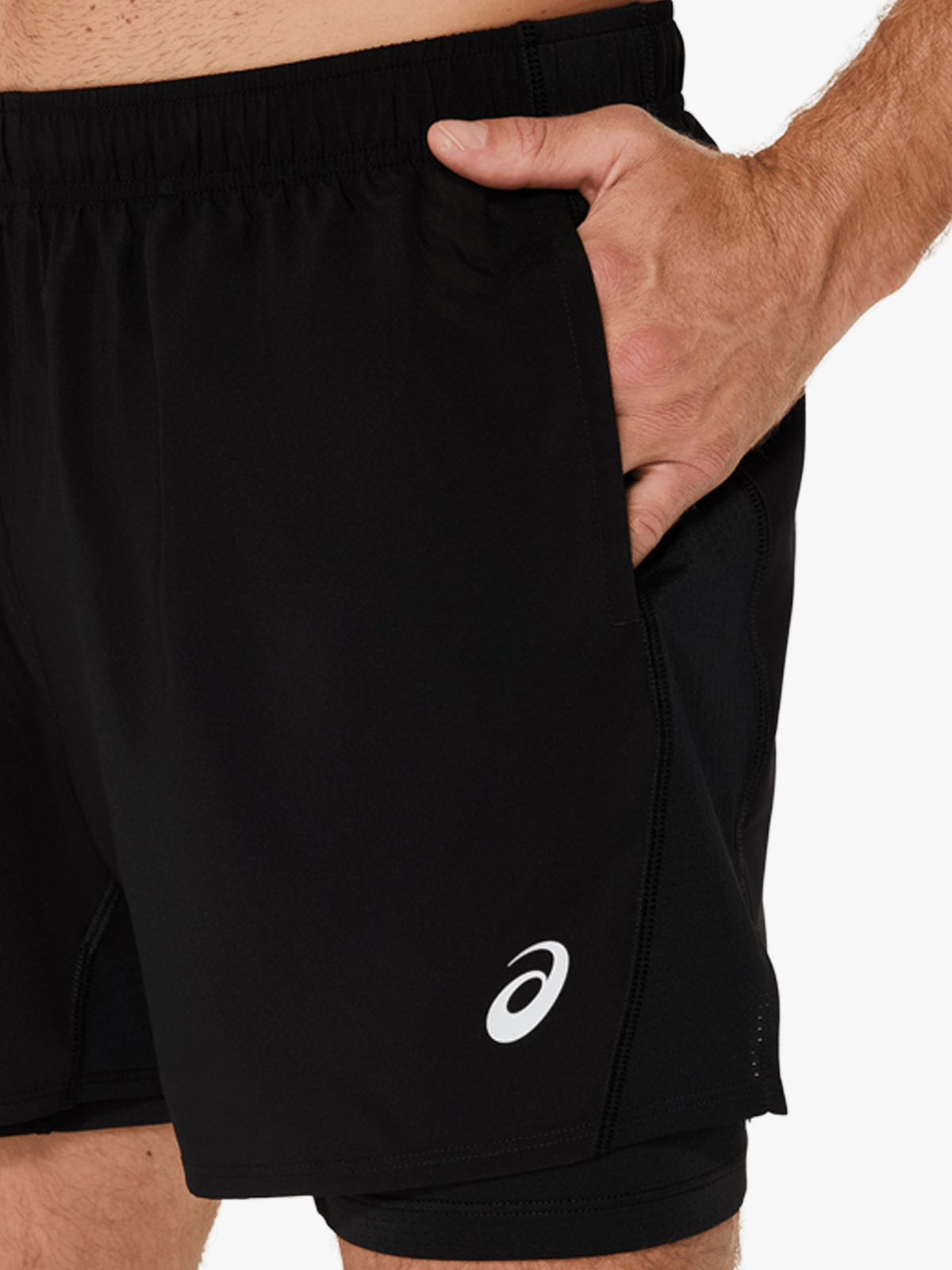 Core 2-N-1 5IN Shorts in Performance Black