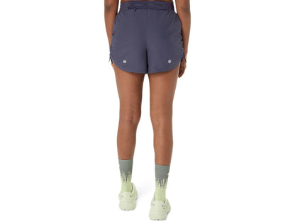 Nagino Run Adjustable 4in Shorts in Indigo Fog