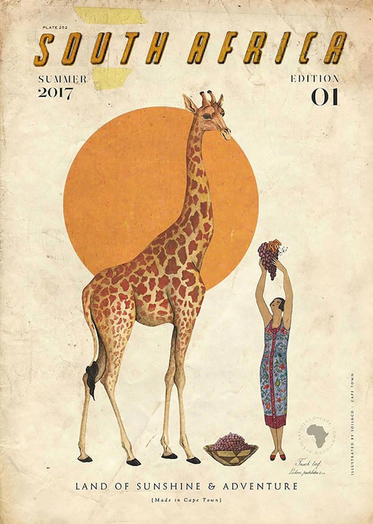 Giraffe - Africa Editions Collection Prints