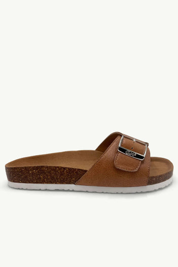 Amber Sandal in Tan