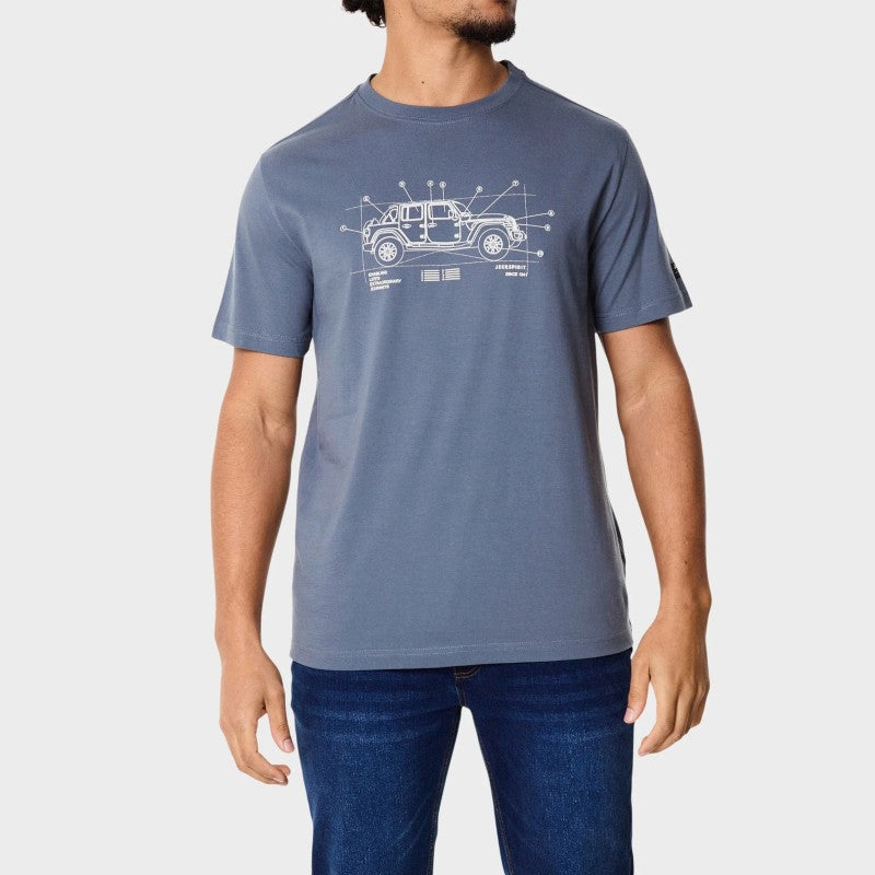 Anatomy Fashion Tee in Grey
