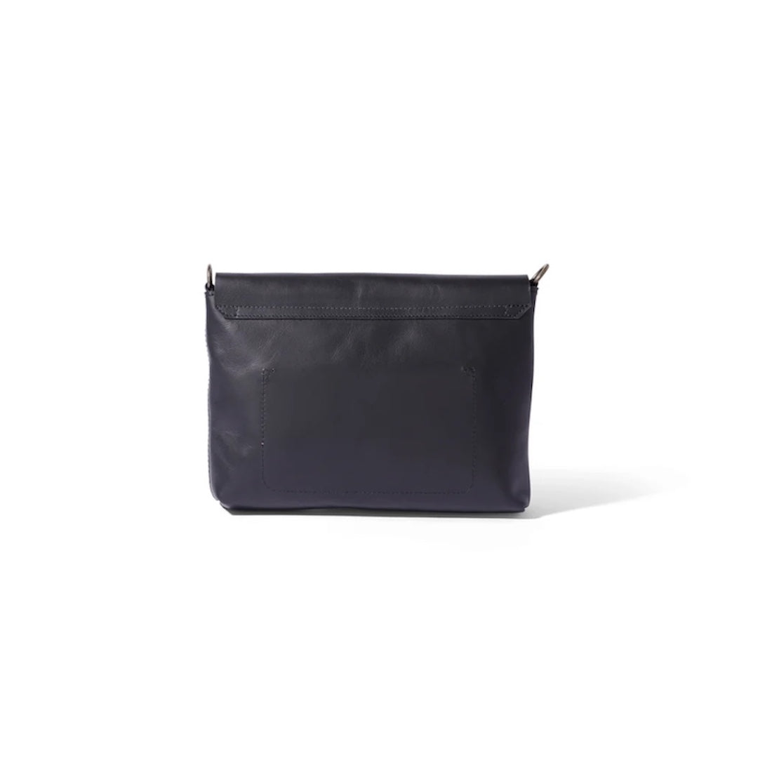 Jeanie XL Leather Crossbody in Black