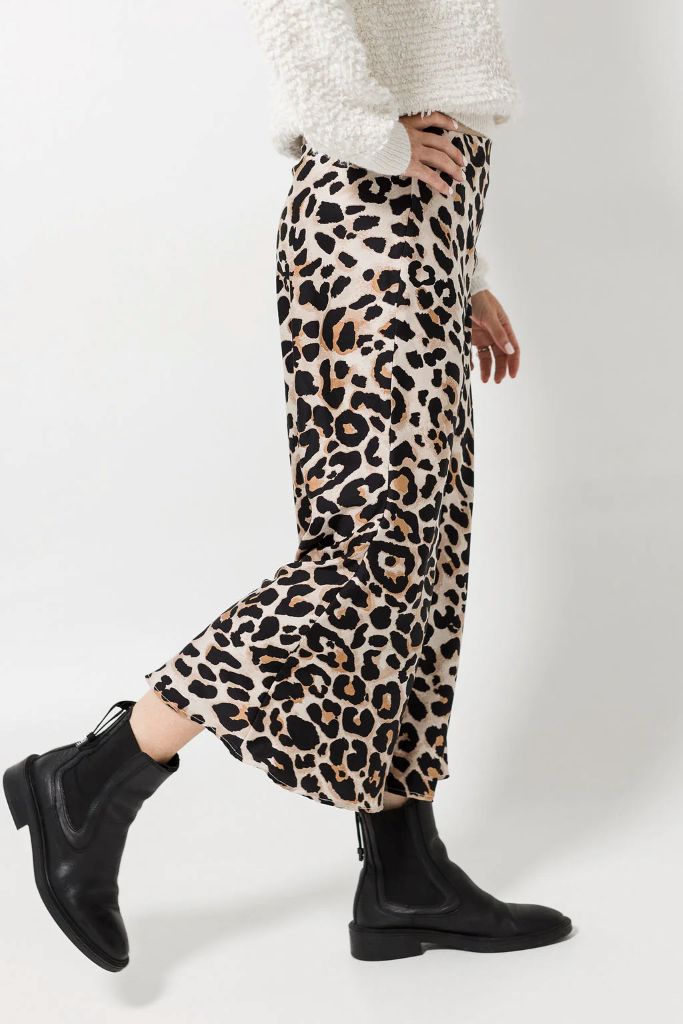 Bias Cut Skirt in Armani Animal