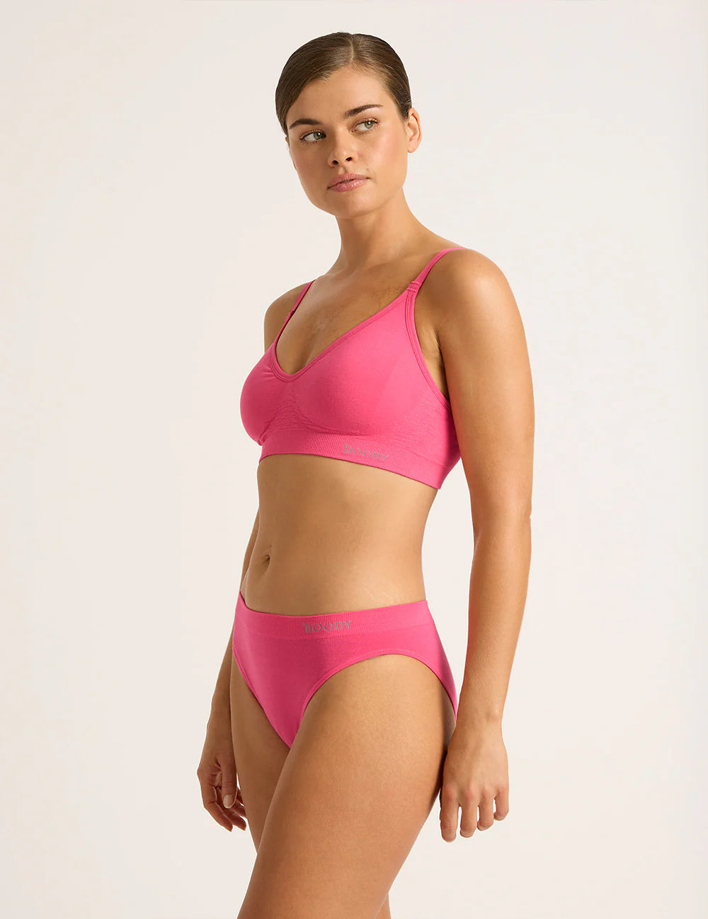 Bamboo Classic Bikini in BCA Pink