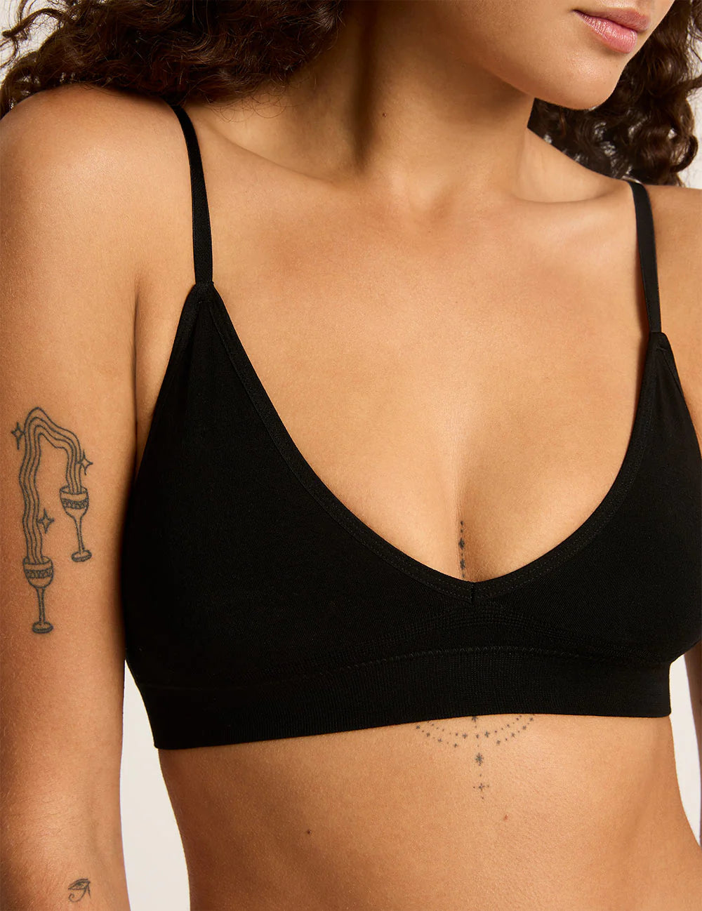 LYOLYTE® Triangle Bralette in Black