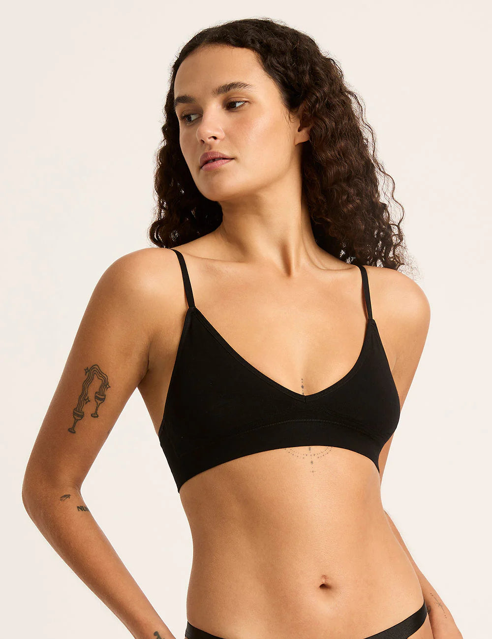 LYOLYTE® Triangle Bralette in Black