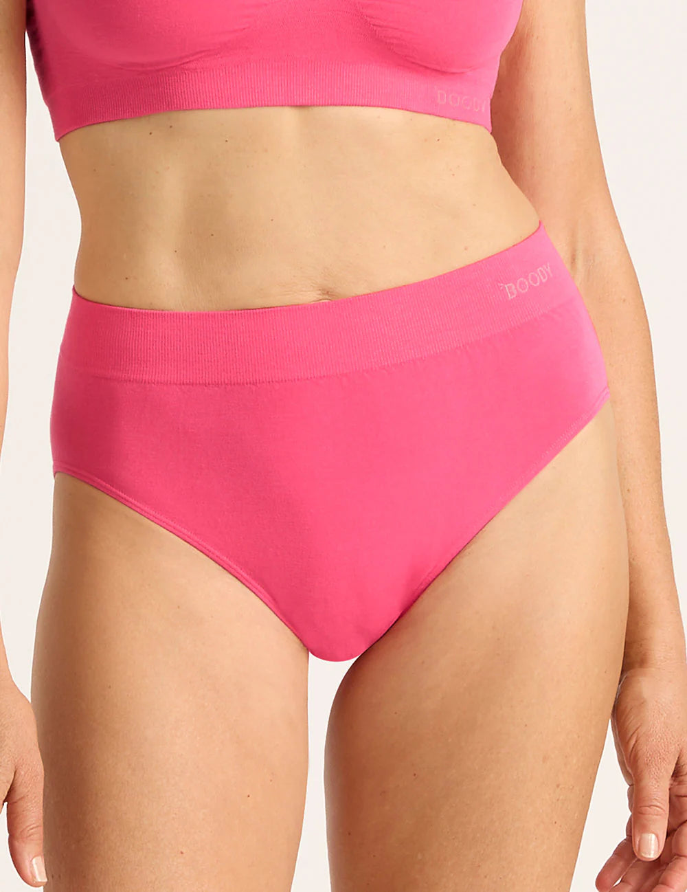 Bamboo Full Brief in BCA Pink