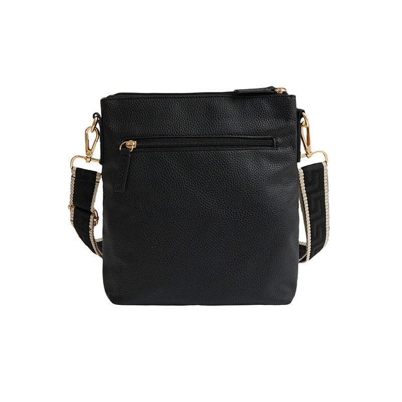 Crossbody Bag in Black & Gold