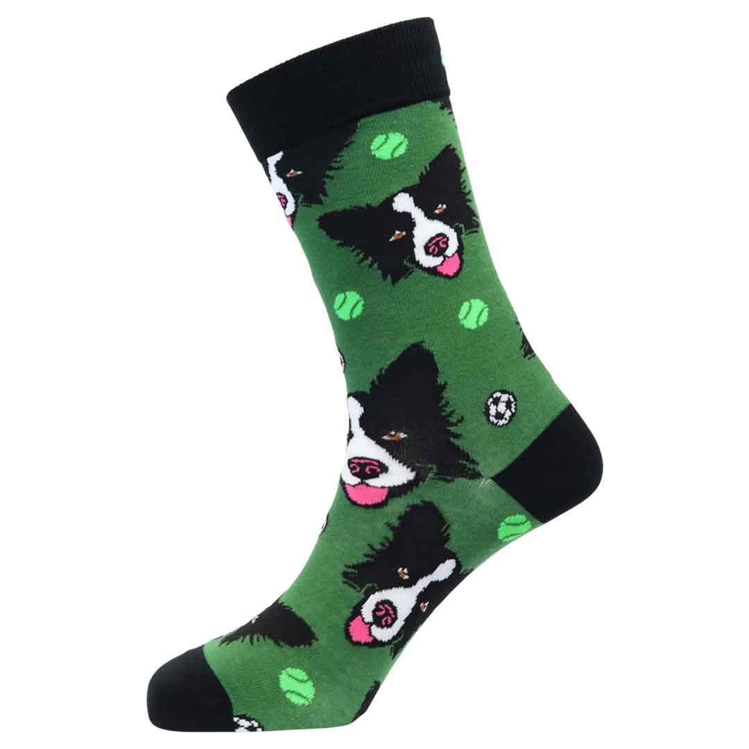 Cotton Border Collie Socks