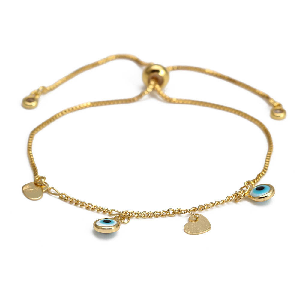 Evil Eye Bracelet in Gold