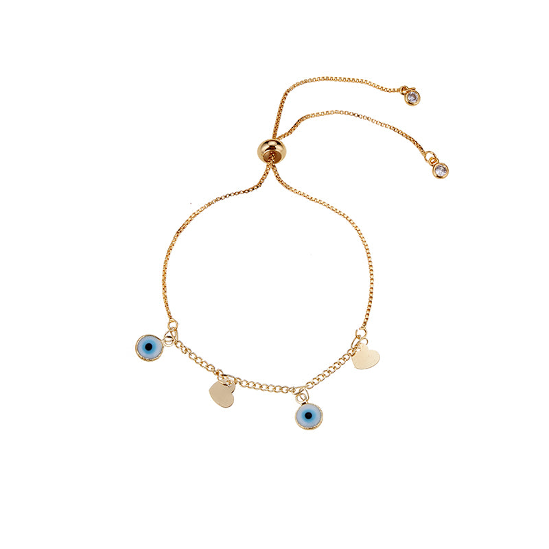 Evil Eye Bracelet in Gold