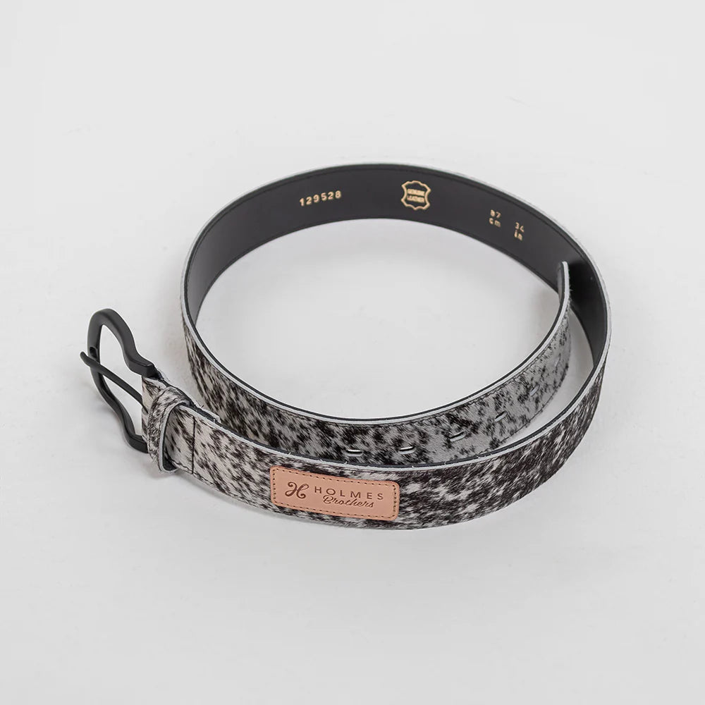 Holmes Bros Nguni Belt in Black | Shop AP Jones Online Now