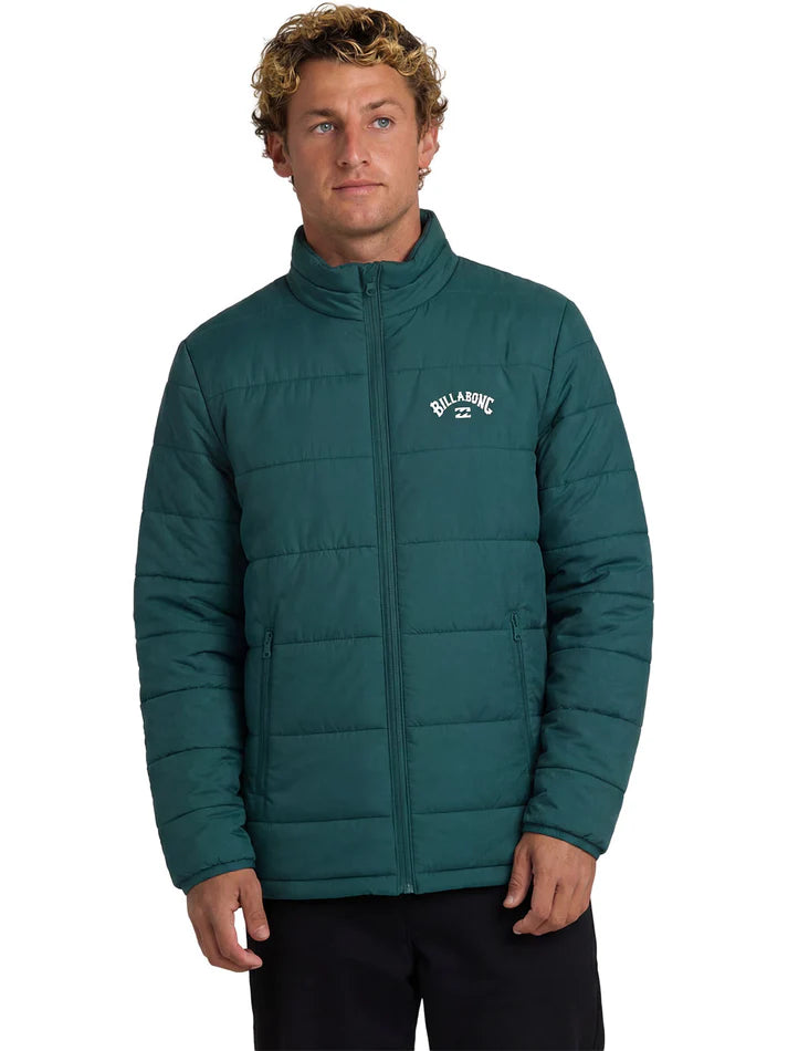 BBG Full Zip Puffer in Forest