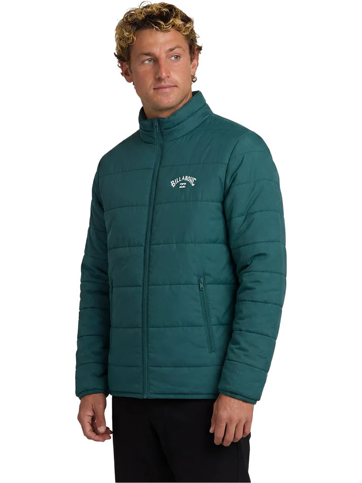 BBG Full Zip Puffer in Forest