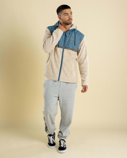 Boundary Lite Polar Fleece in Bleached Sand
