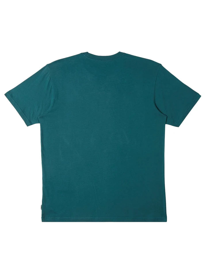 Boys Overland Surf SS Tee in Spruce Green