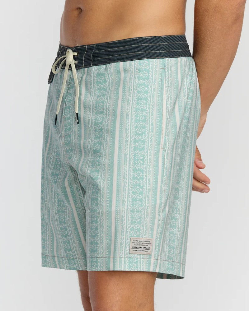 Riverside Garage Beachshort in Stone Blue