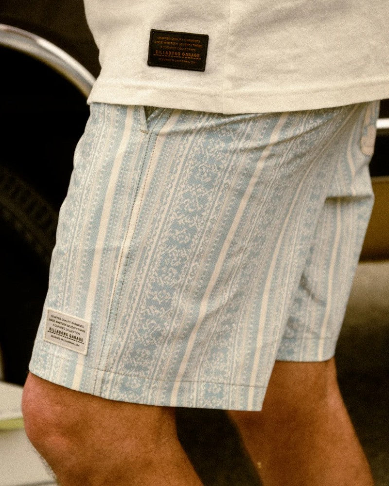Riverside Garage Beachshort in Stone Blue