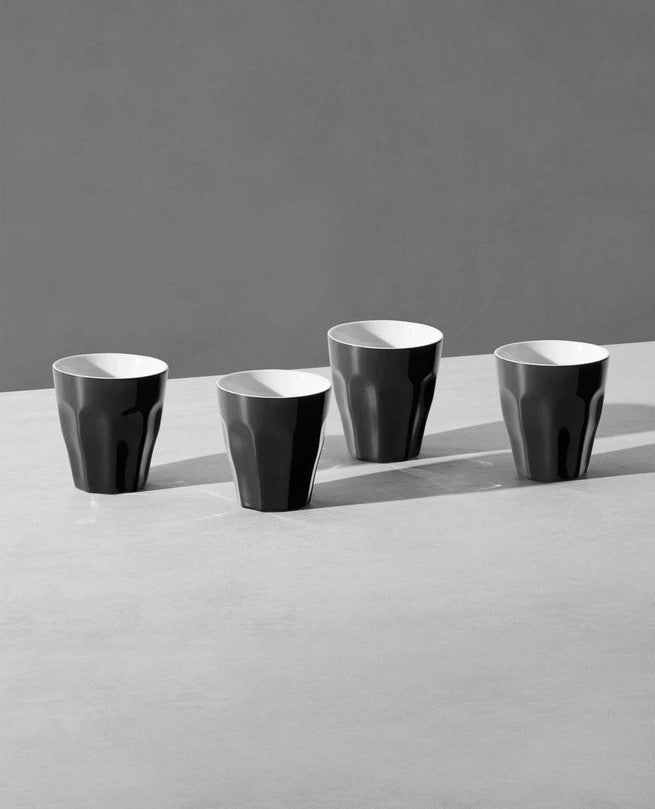 Blend Sala Set of 4 Latte Cups in Black
