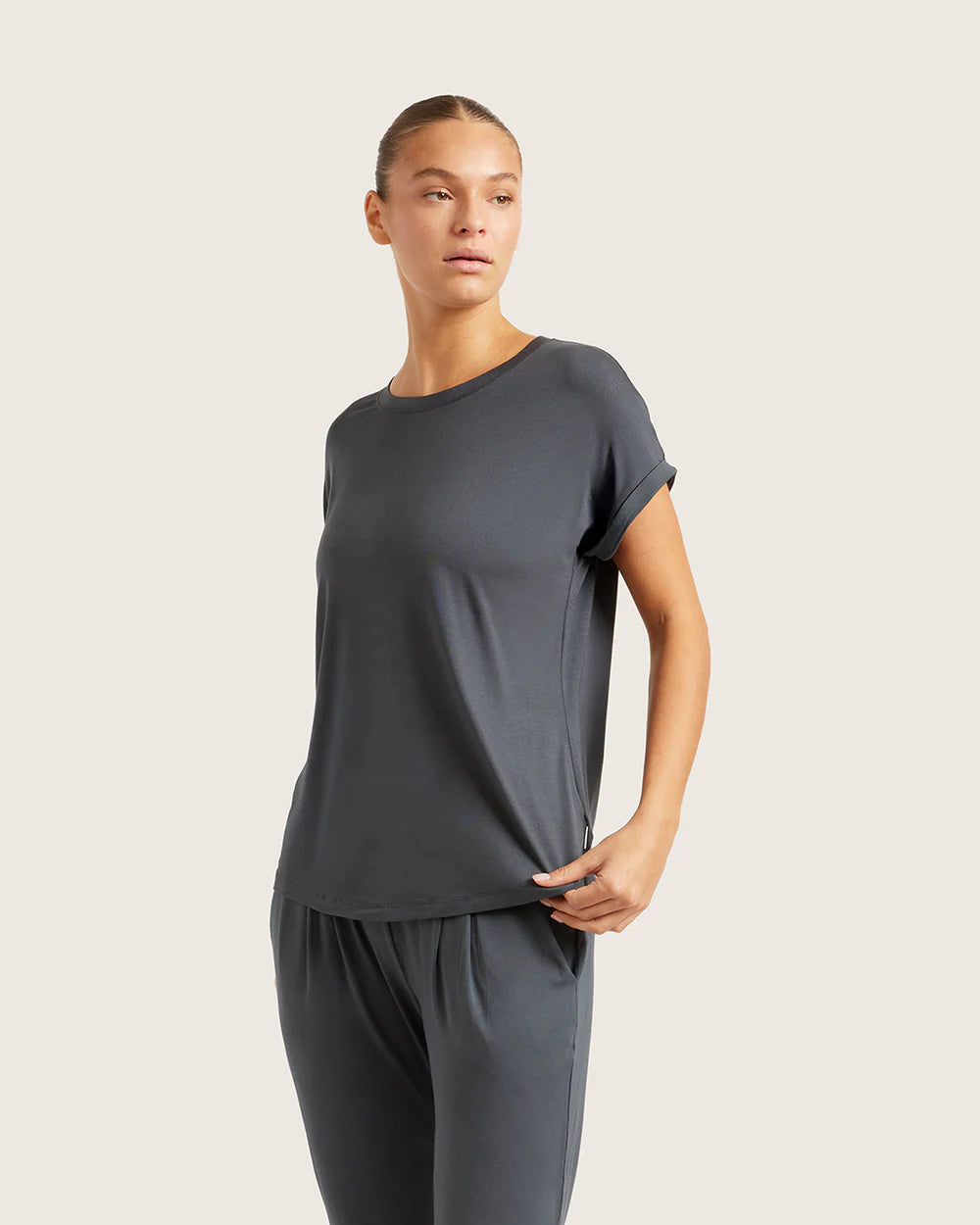Downtime Lounge Top in Storm