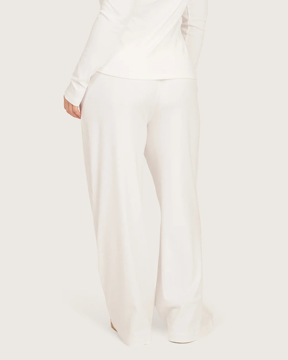 AiraRib Lounge Pants in Chalk
