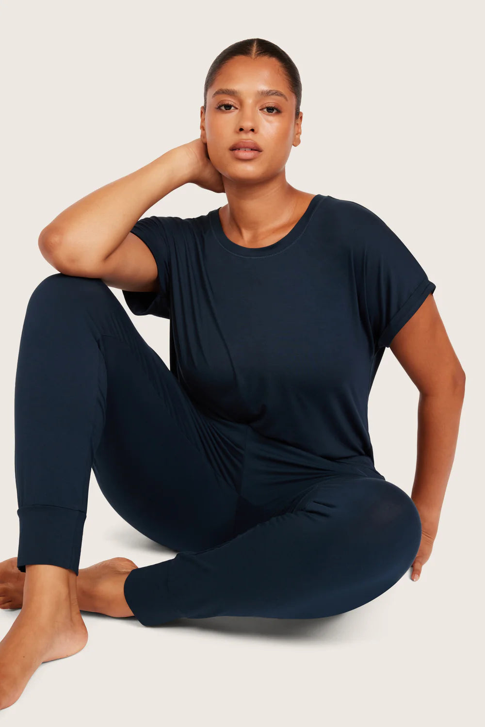 Downtime Lounge Top in Midnight