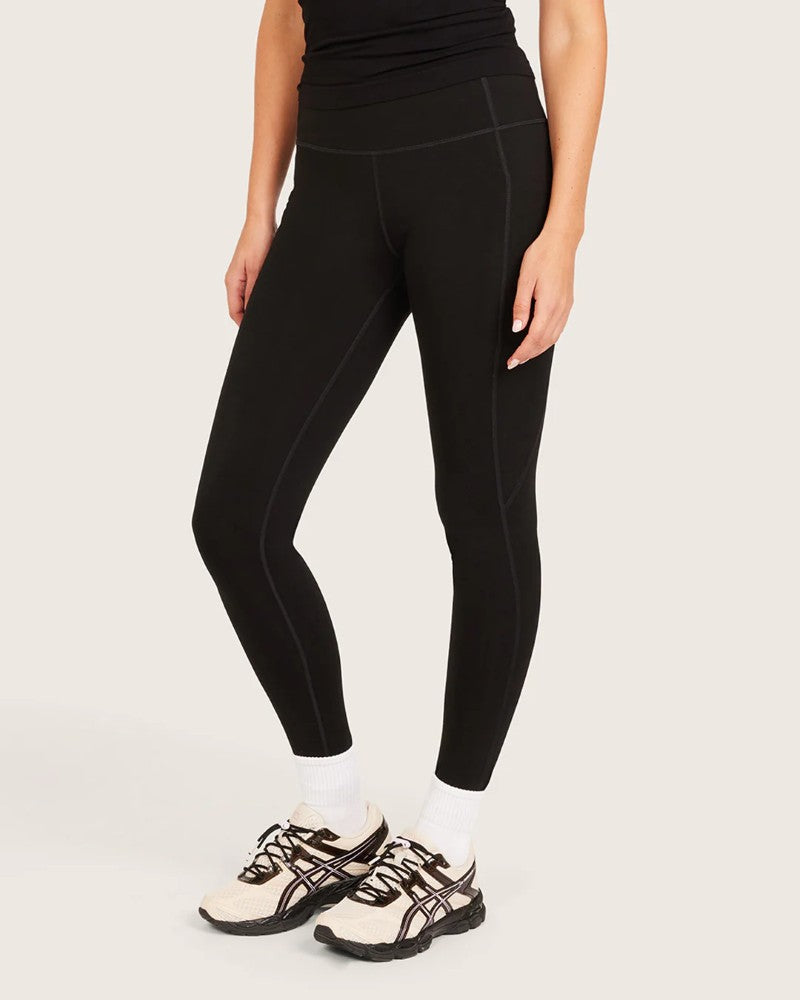 Forme High Waist Pocket Leggings in Black