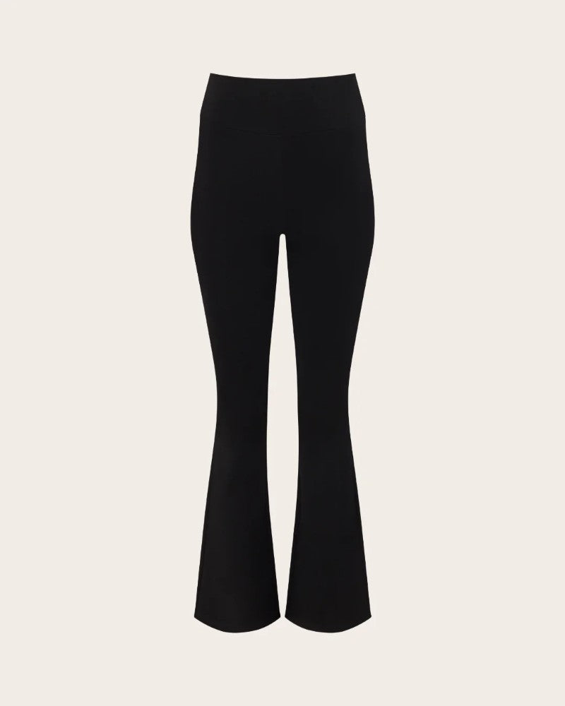 Forme High Waist Flare Pants in Black