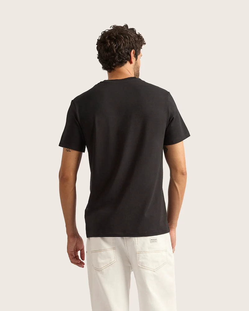 Classic Bamboo Crew Neck T-Shirt in Black