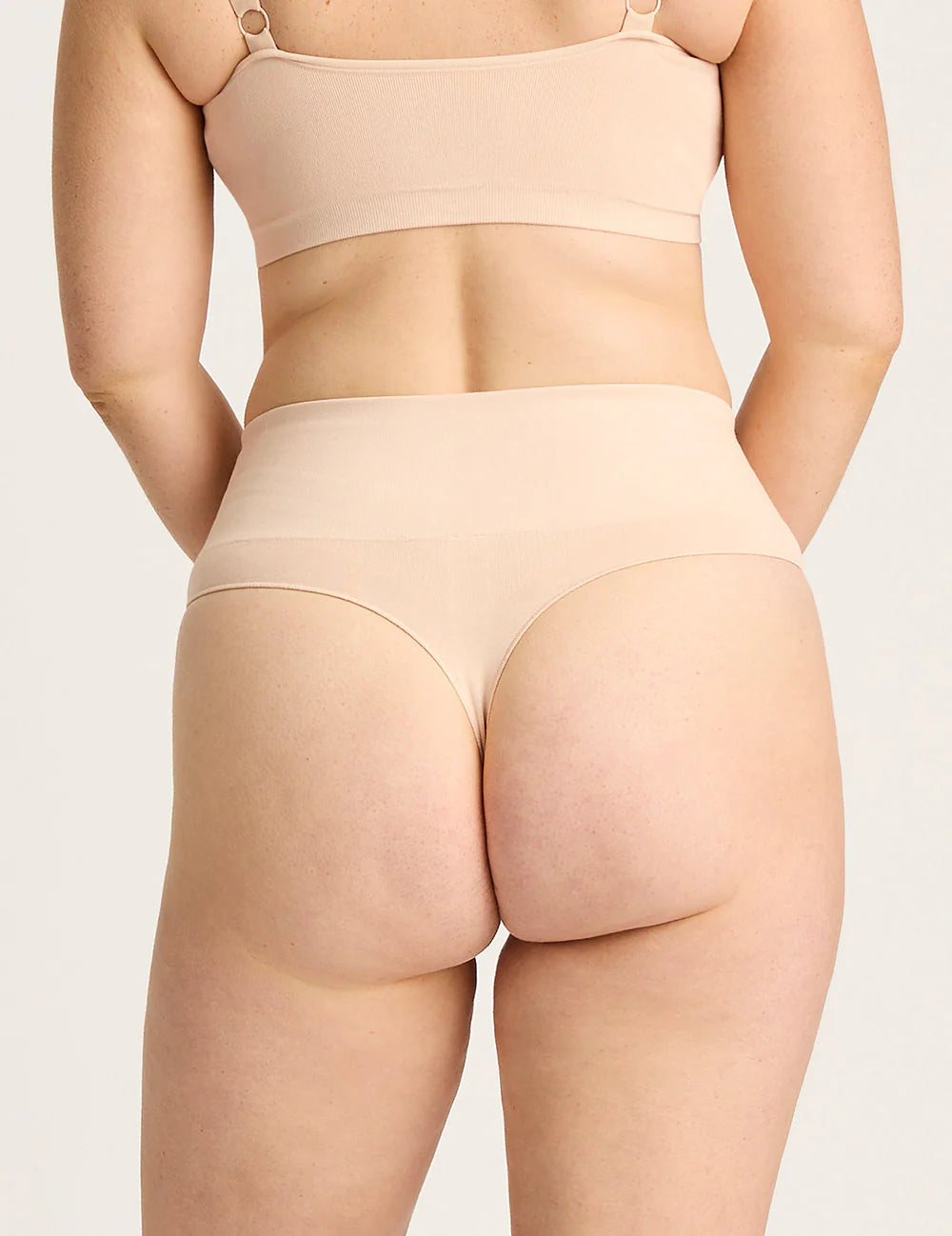Shaper High Waist G-String in Shell