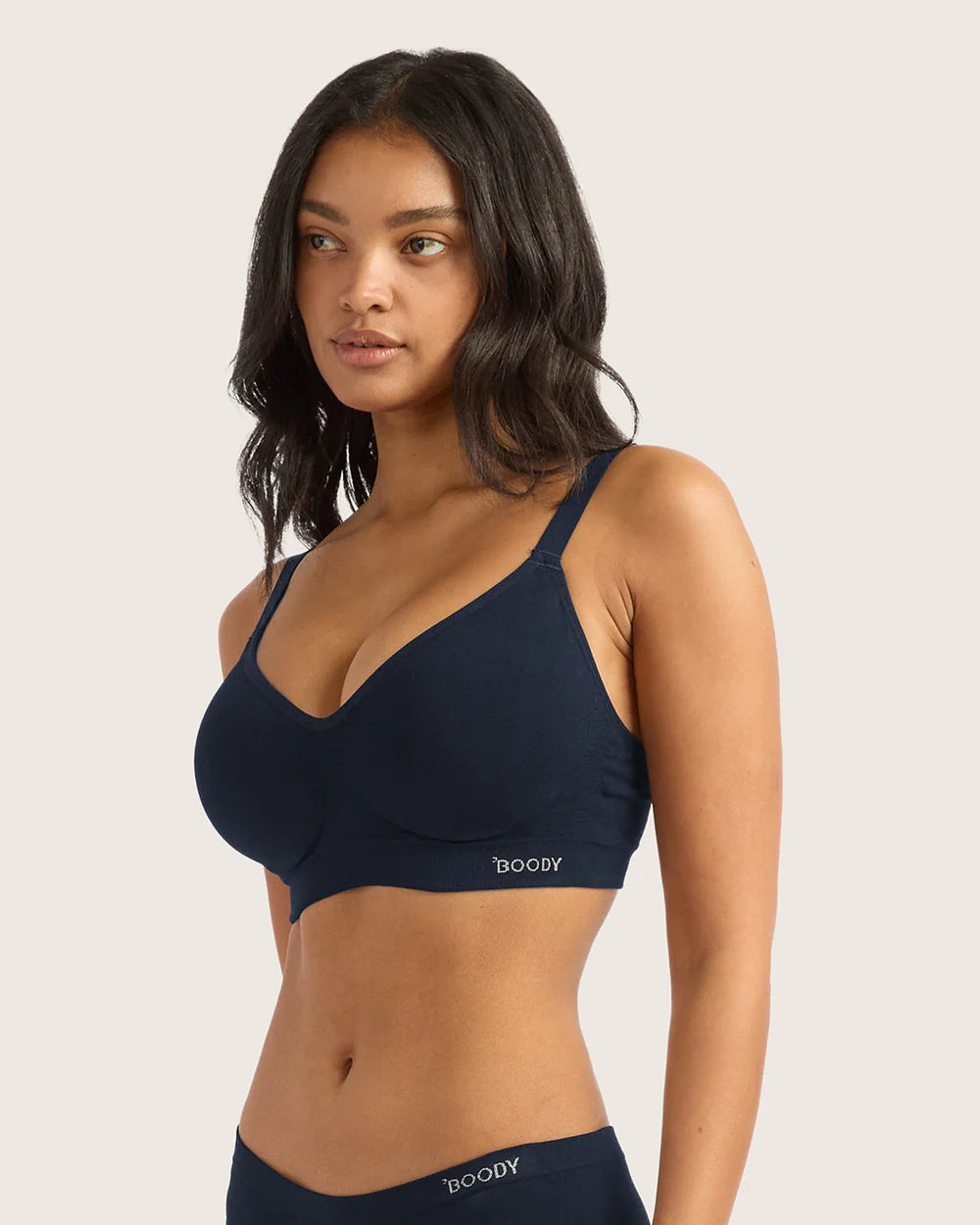 Wireless Full Bust T-Shirt Bra in Midnight