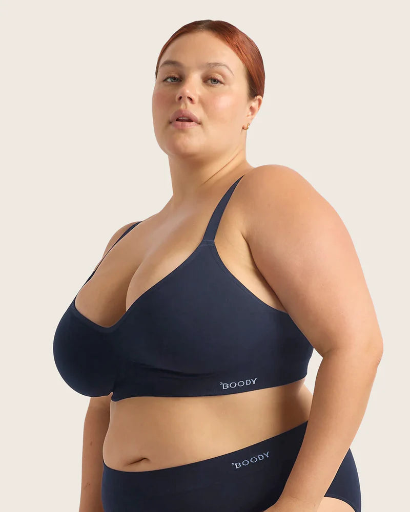 Wireless Full Bust T-Shirt Bra in Midnight