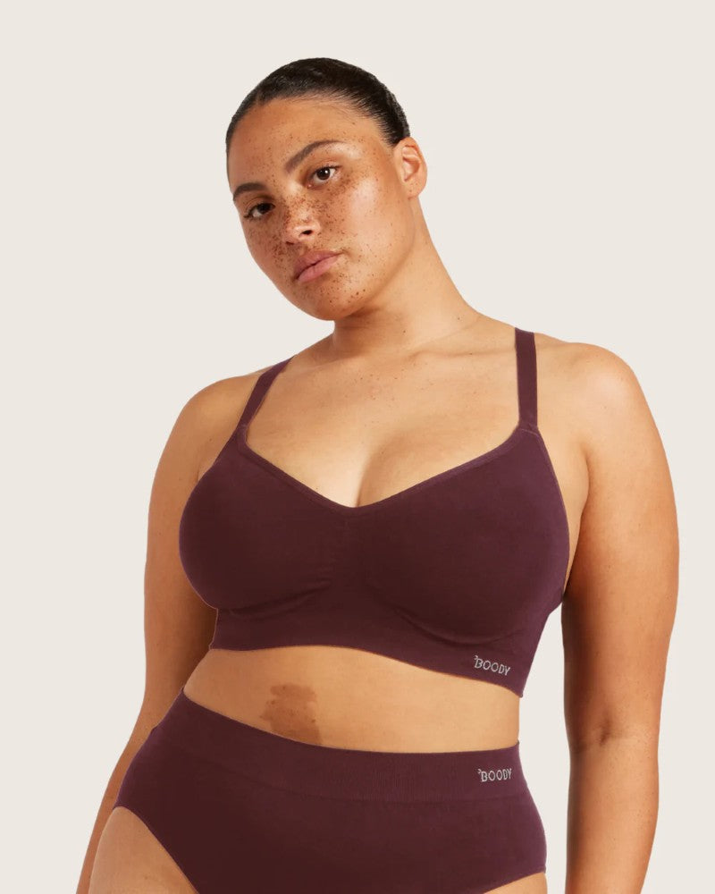 Wireless Full Bust T-Shirt Bra in Mulberry