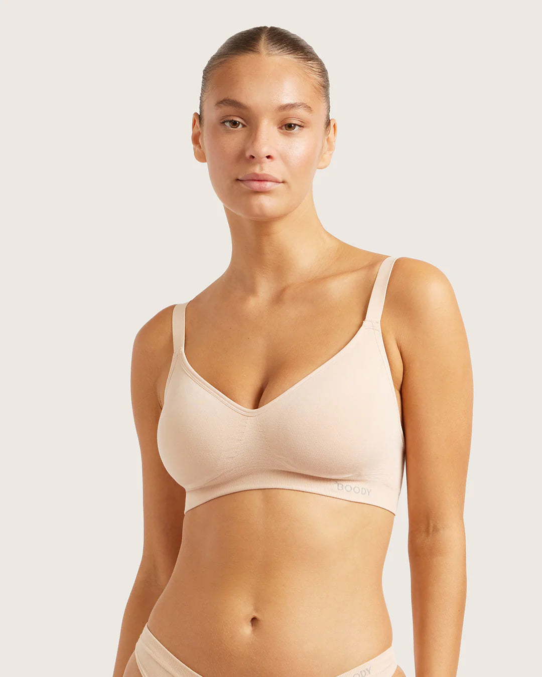 Wireless Full Bust T-Shirt Bra in Nude