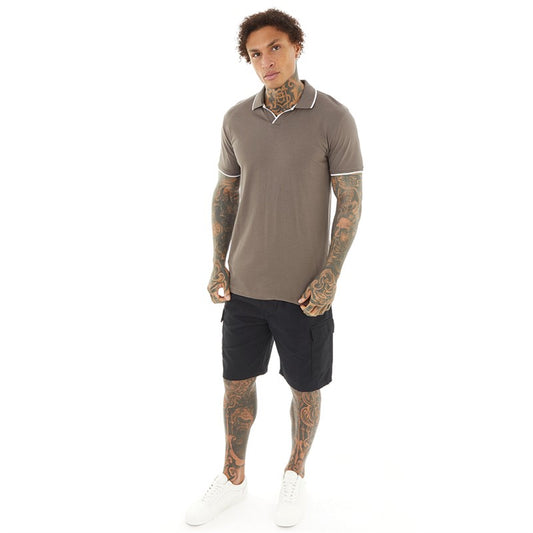 Ferrat Polo T-Shirt in Taupe
