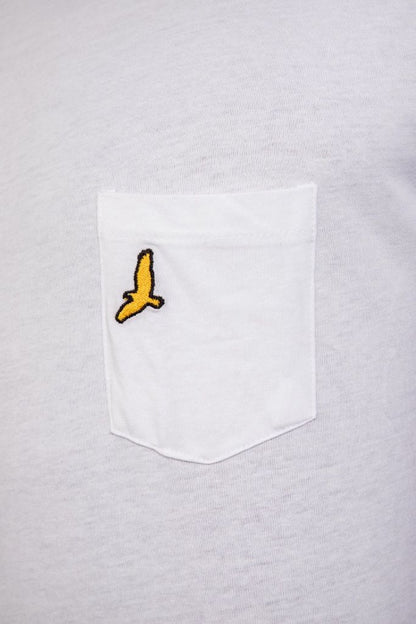 Tron Pocket Detail Tee in White