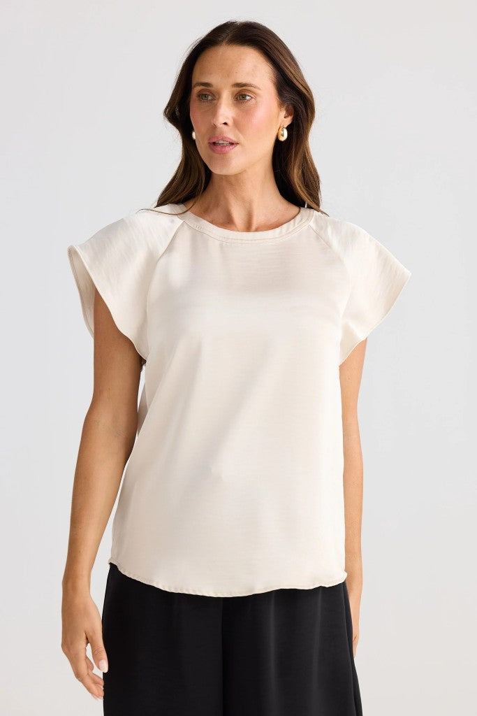 Boulevard Top in Oyster
