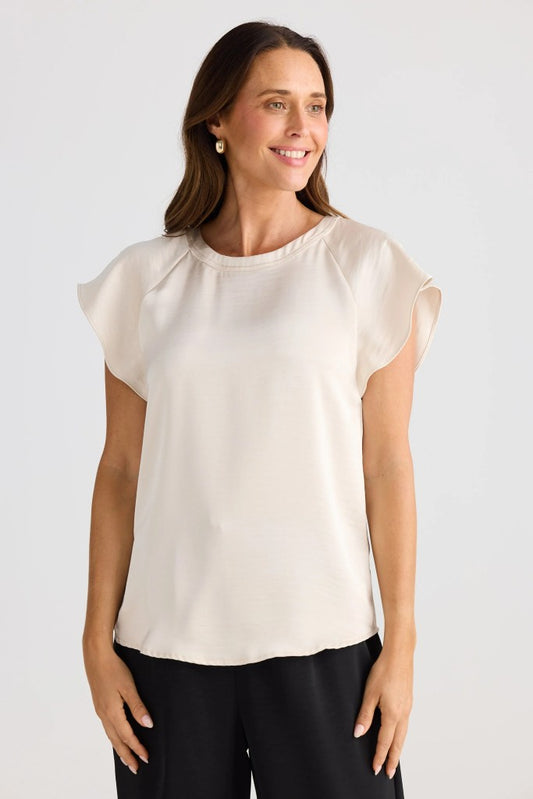 Boulevard Top in Oyster