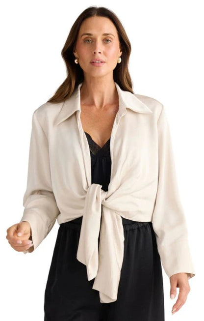 Soprano Overshirt in Oyster